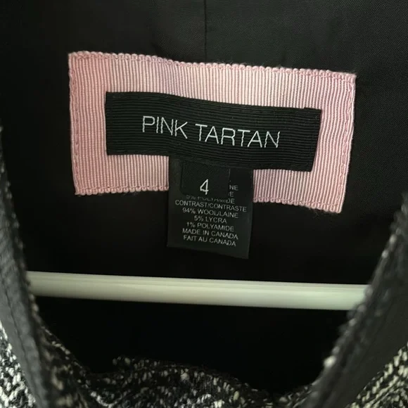 PINK TARTAN Herringbone Jacket/Blazer - Picture 2 of 5